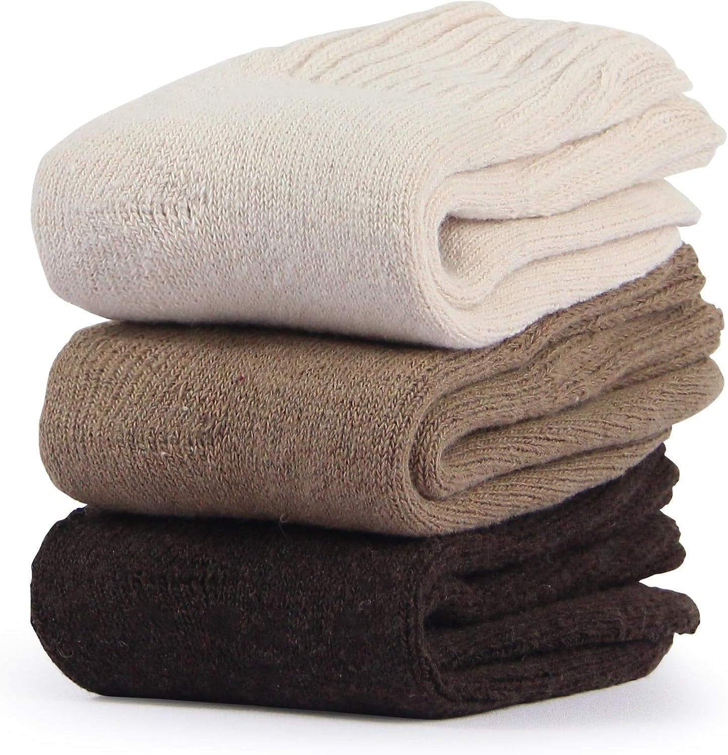 BenSorts Women's Winter Boots Socks Thick Warm Cozy Crew Socks Solid Color Gifts