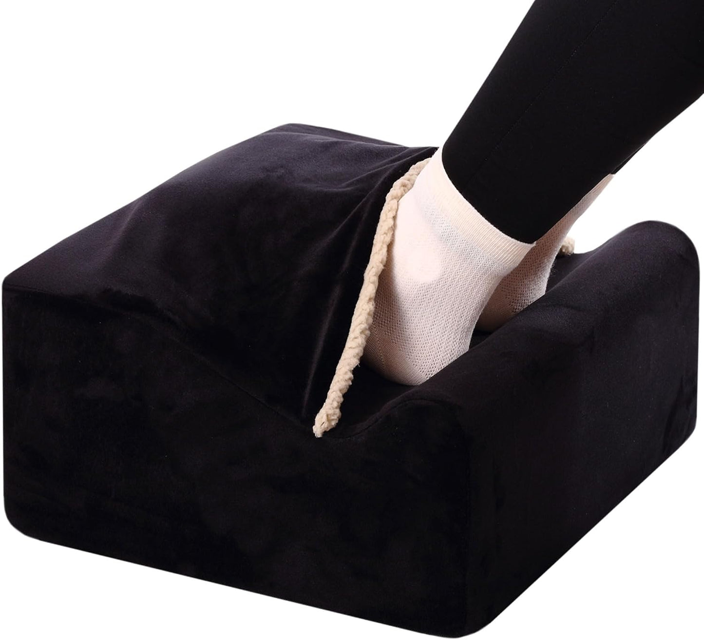 Work Foot Rest Under Desk,Comfort Foot Rest for Couch | Foot Rest For Under Desk at Work,At Soft Ergonomic Footrest,Support Foot Pillow,Heel Chair,Leg Elevation Pillow blue