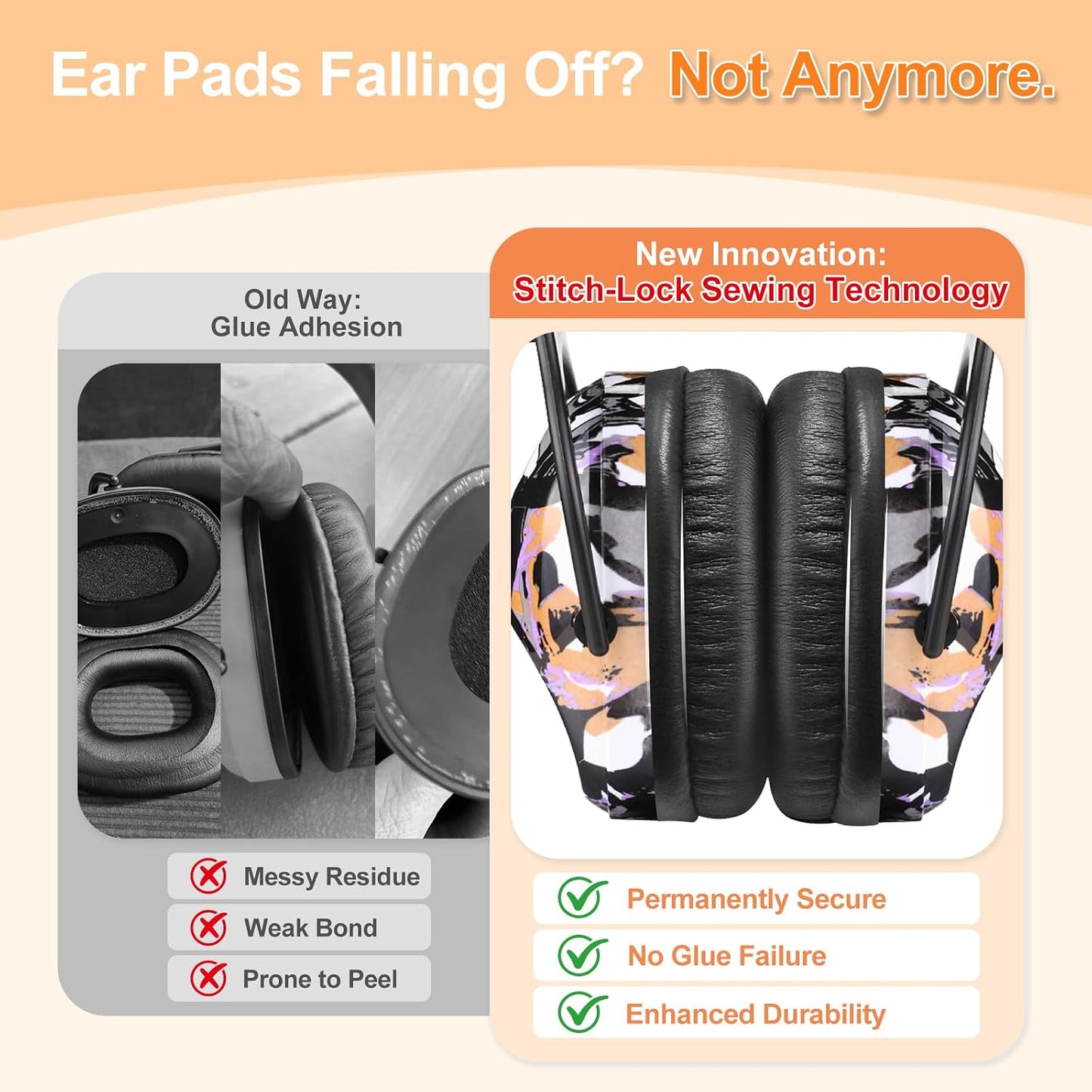 ZOHAN EM030 Kids Ear Protection, Noise Cancelling Headphones Ear Muffs for Autism Sensory, Safety Noise Reduction Hearing Protection for Monster Truck/Concerts/Fireworks/Air Shows