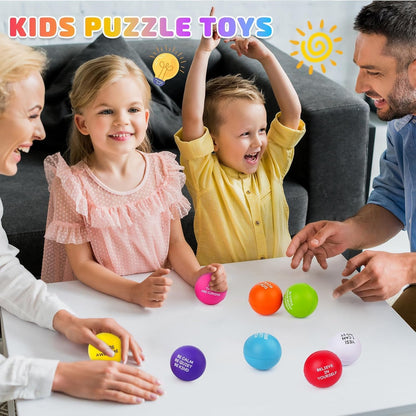 SHQDD Stress Balls for Adults, 8PCS Foam Stress Relief Toys for Kids & Adults, Bulk Squeeze Balls for Office Relief Employee Appreciation, Classroom Prizes, Student Gifts, Perfect Party Favors