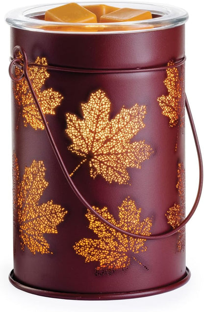 Candle Warmers ETC. Vintage Bulb Illumination Fragrance Warmer- Light-Up Warmer for Warming Scented Candle Wax Melts and Tarts to Freshen Room, Apothecary