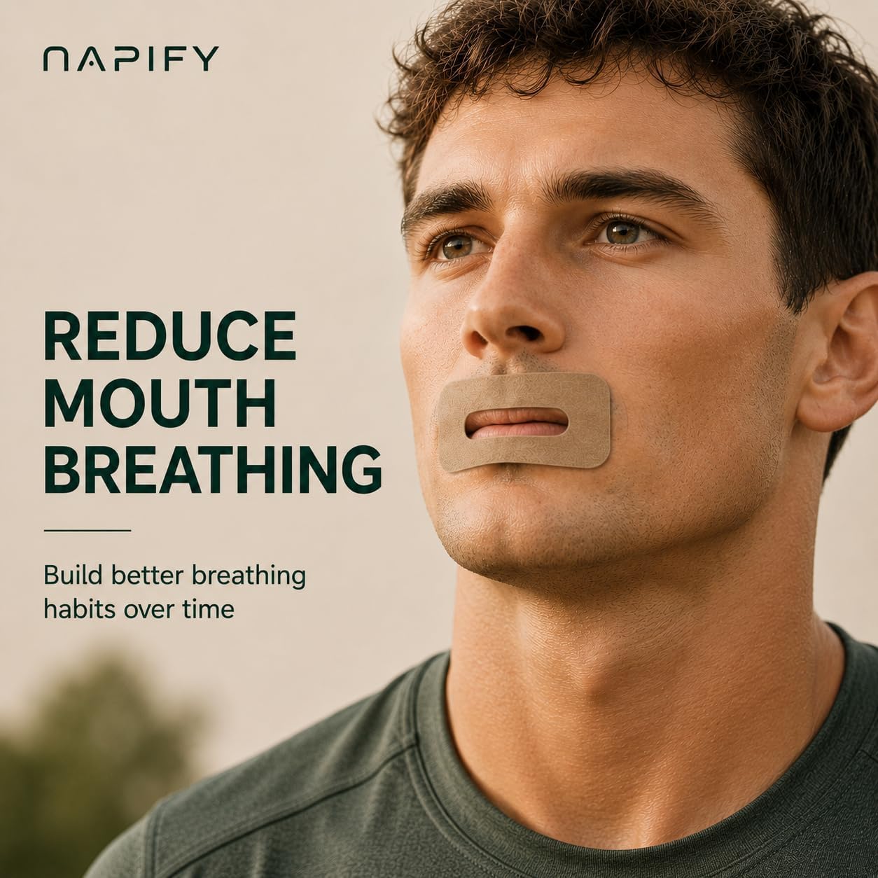 Breath Training Tape for Adults - 30 Count Mouth Tape for Adults - Sleep Tape for Adults - Promotes Nasal Breathing