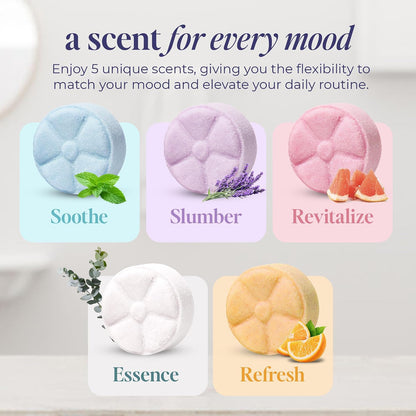 TLG Soothe Shower Steamers Aromatherapy 7 Pack – USA Made with Extra Menthol, Peppermint & Eucalyptus – Shower Bomb for Relaxation, Stress & Sinus Relief – Gift for Men & Women