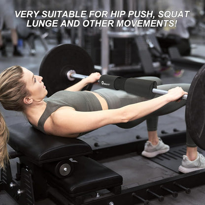 NEALFIT Barbell Pad Squat Pad for Squats—Squat Bar Pad—Great for Weightlifting,Lunges and Hip Thrusts—Foam Sponge Pad—Fit Standard and Olympic Bars Perfectly
