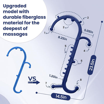 Ranarose Deep Tissue Back & Neck Massager for Body Muscle Pain Relief