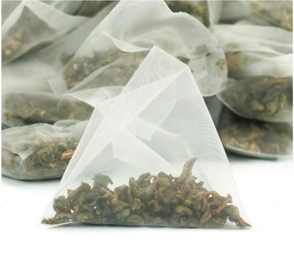 Decaffeinated Oolong Tea Bags Value Pack, Caffeine Free Hot or Iced Tea Brew | Decaf Oolong Tea Triangles | 40 Tea Bag Sachets Makes 80 Cups Of Tea