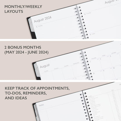 Blue Sky 2026-2027 Weekly and Monthly Academic Year Planner Calendar, July 2026 - June 2027, 8.5" x 11", Flexible Cover, Wirebound, Laminated Tabs, Enterprise