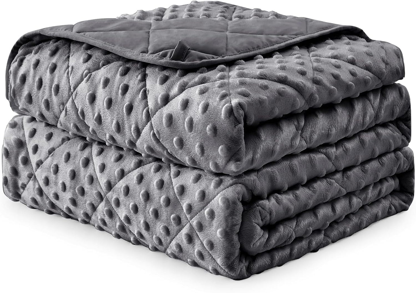 Weighted Lap Blanket for Adults 5lbs, 24"x29" Cooling Heavy Throw Blanket, Portable Travel Weighted Blankets, Soft Small Blankets Gift for Sleeping, Navy Blue