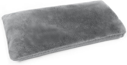 MORLIDEN Microwavable Heated Neck Wrap Warmer and Shoulder Weighted Heating Pad Microwave for Hot and Cold Compress - Dark Gray