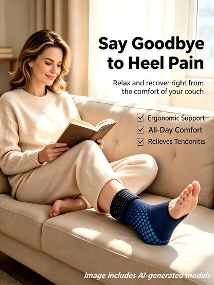 Ankle Ice Pack Wrap,Flexible Cold Therapy for Foot Pain Relief | gel,3D full-coverage,cool ice-silk fabric,dual hot & cold compress,flexible when frozen,leak-proof,ideas for swelling,sprains