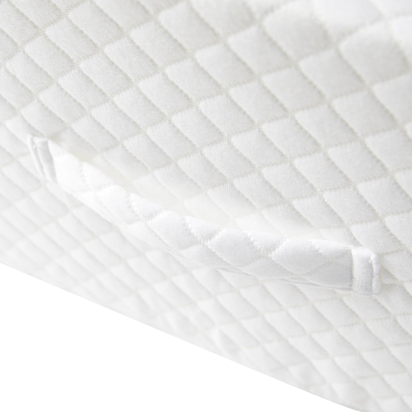 Premium Bed Wedge Pillow - Ergonomic Support for Sleeping, Post-Surgery, Acid Reflux Relief, and More - CertiPUR-US Certified Memory Foam - Removable Cover Included, Triangle, 24" x 22" x 7.5"