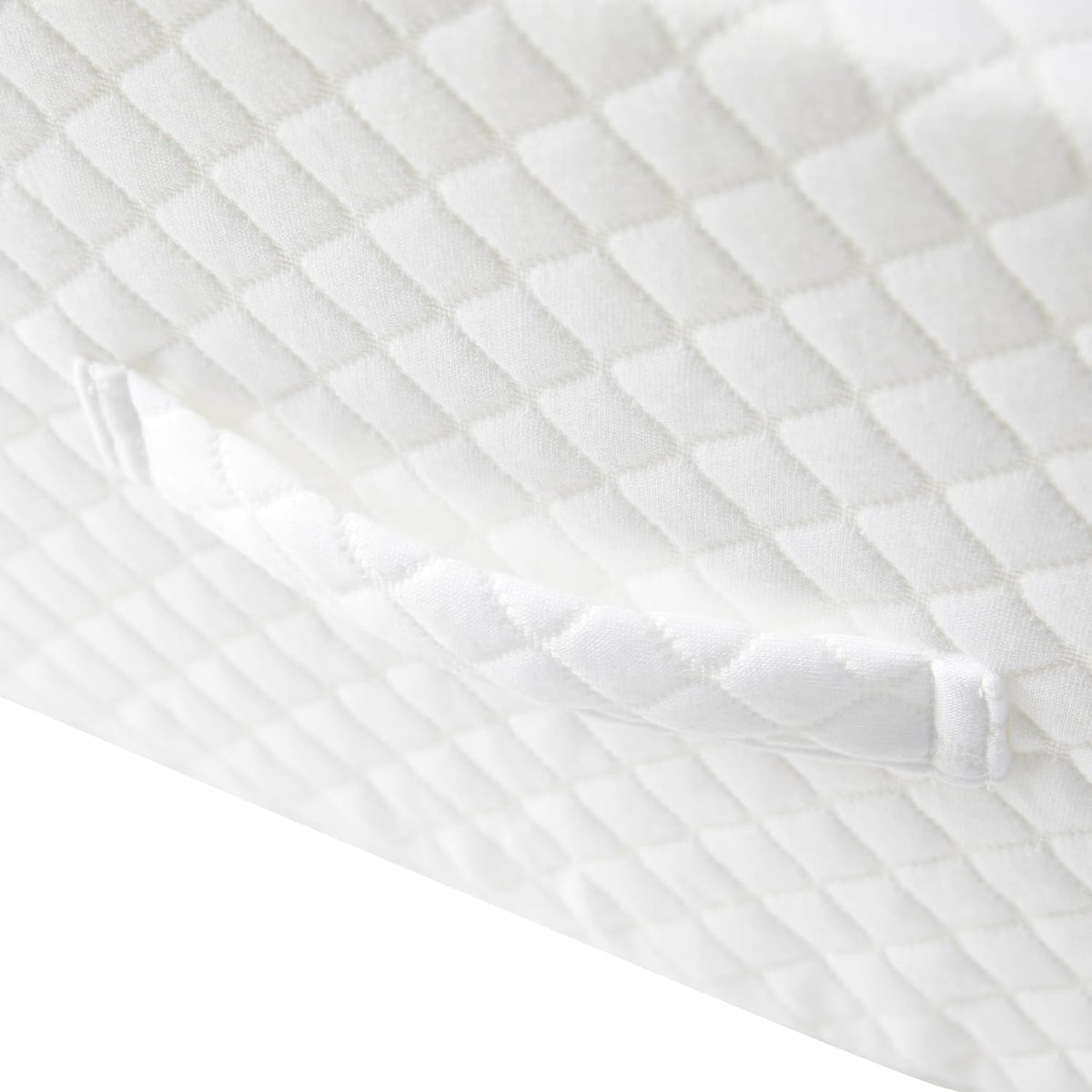 Premium Bed Wedge Pillow - Ergonomic Support for Sleeping, Post-Surgery, Acid Reflux Relief, and More - CertiPUR-US Certified Memory Foam - Removable Cover Included, Triangle, 24" x 22" x 7.5"
