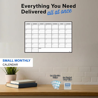 Large Dry Erase Calendar for Wall 36x48, Big Classroom Giant Month, Undated Reusable Family Monthly, Rolled Whiteboard White Board, Calendar Dry Erase Planner for Wall Erasable Large Office 48x36