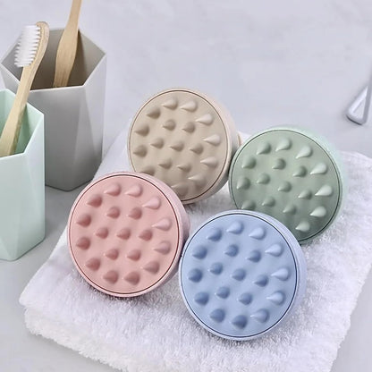 INVODA Scalp Massager Shampoo Brush Soft Silicone Bristles for Dandruff Removal & Hair Growth, Waterproof Wet/Dry Use, Men, Women & Pets