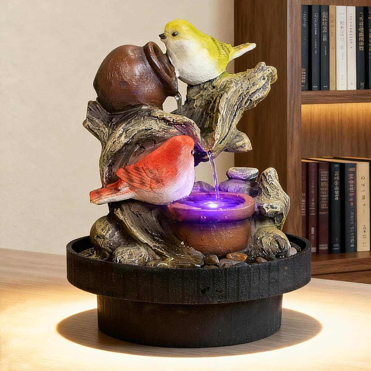 Ferrisland Resin LED Indoor Water Fountains