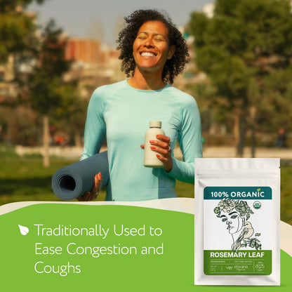 Organic Lemon Balm Leaves (4oz.) - Lemon Balm Tea Loose Leaf Organic - Melissa Tea - Te de Tolonjil - Natural Support for Stress Response, Sleep, Digestion