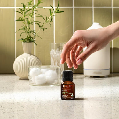 Cliganic Organic Lavender Essential Oil - 100% Pure Natural Undiluted, for Aromatherapy Diffuser | Non-GMO Verified - Colors A