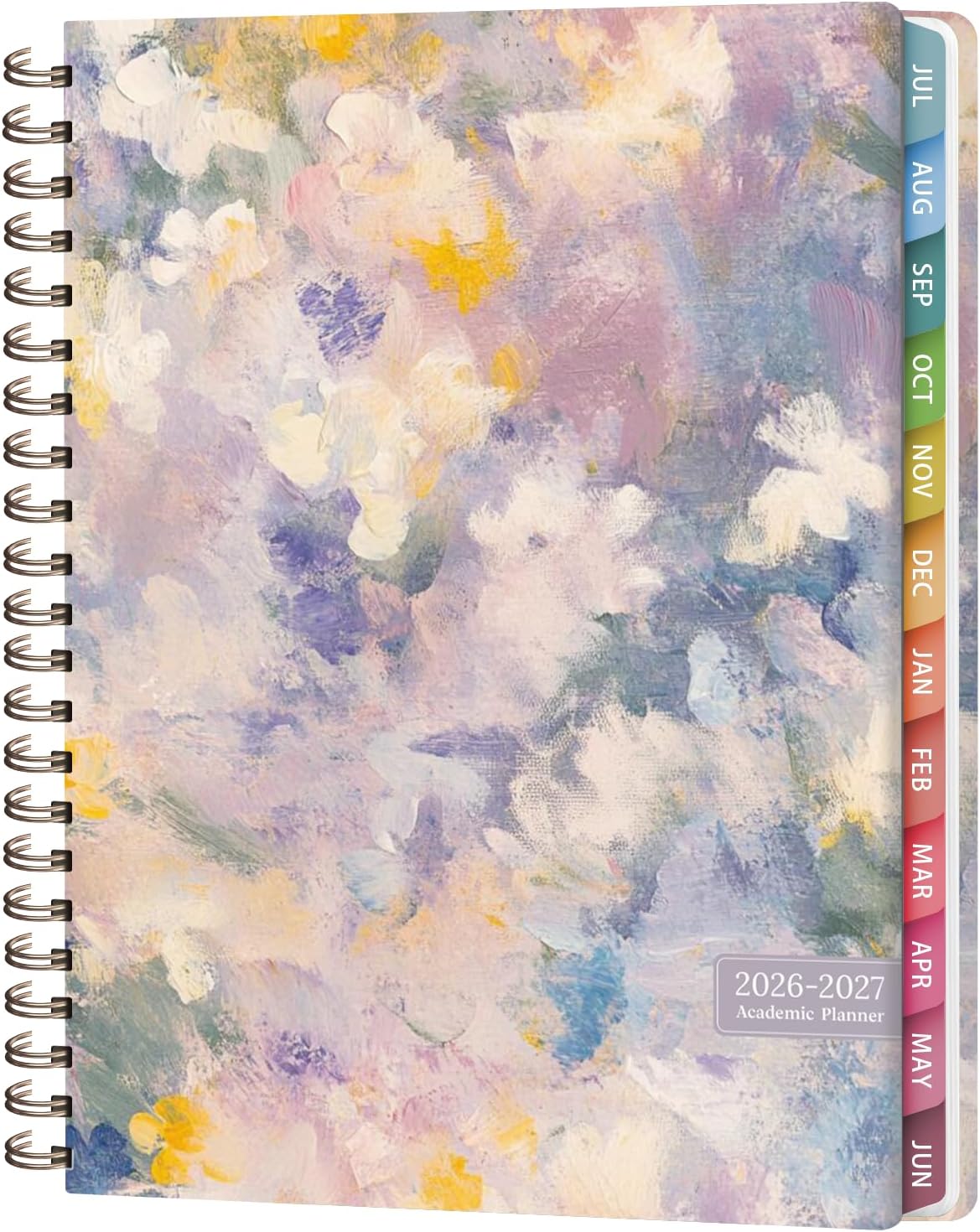 Planner 2026-2027, Weekly and Monthly Calendar Planner, JUL 2026 - JUN 2027 | A5(6.3'' x 8.5''), Hardcover, Agenda Book, Sprial Bound, Inner Pocket, Office and School Use