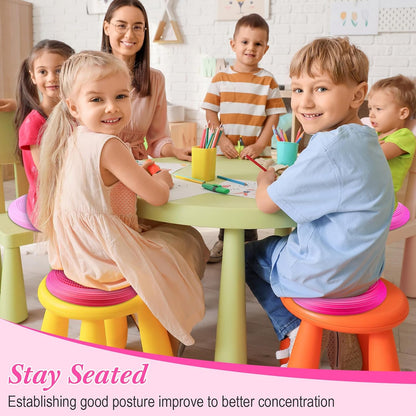 Libima 4 Pcs Wiggle Seat Inflated Wobble Cushion for Kids