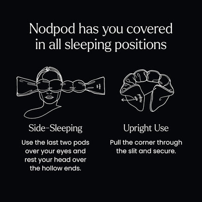 Nodpod Gentle Pressure Sleep Mask | Patented Light Blocking Design for Sleeping, Traveling & Relaxation - Sage