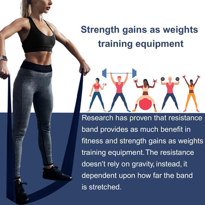 A AZURELIFE Professional Individual Exercise Resistance Bands, Single 5, 6,7 Ft or 8 Yards Elastic Bands, Non-Latex Stretch Bands for PT, Yoga, Pilates, Rehab, at-Home or The Gym Workouts