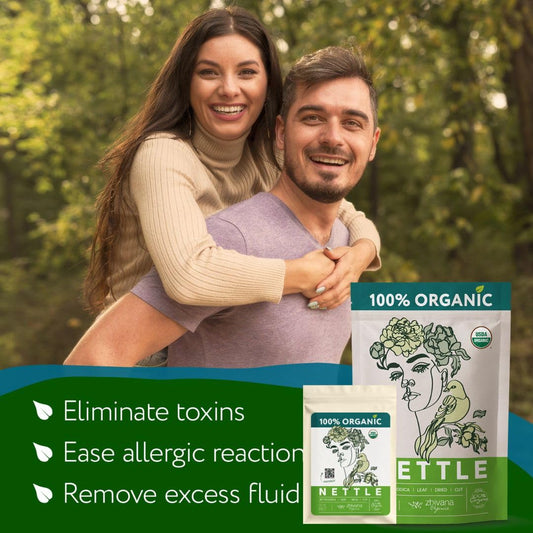 Organic Nettle Leaf Tea (3.5oz) – Stinging Nettles Herb – Natural Cleansing