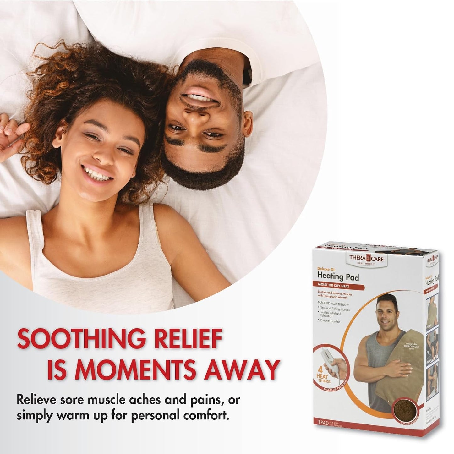 Deluxe Heating Pad Moist/Dry Heat Therapy