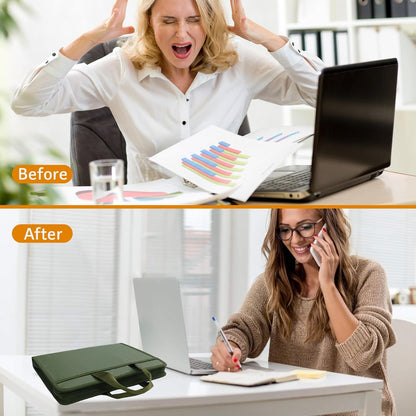 onvvippiv Important Document Organizer Folio Accordion File Organizer