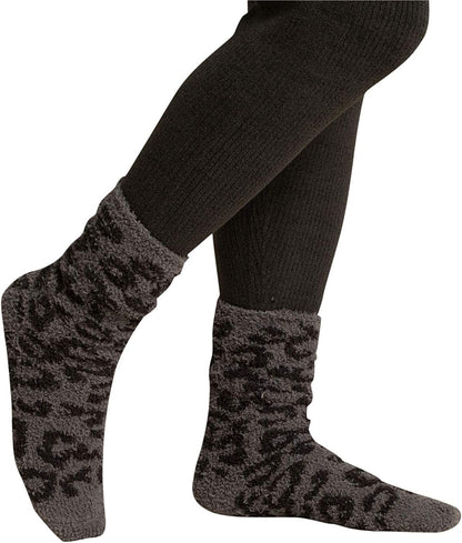 Barefoot Dreams® CozyChic® Barefoot in the Wild Fuzzy Socks for Women, Ultra Soft Plush Microfiber, Warm & Cozy