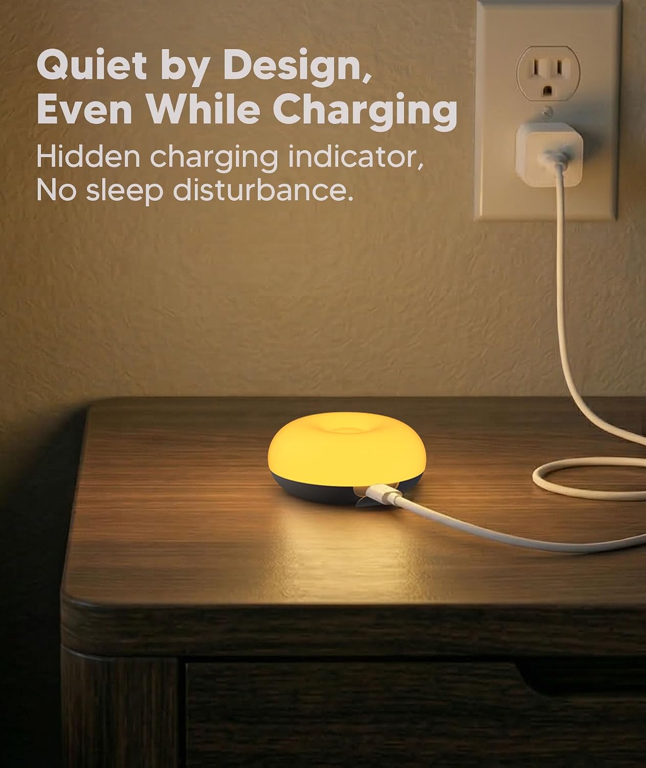 Baby Night Light for Nursery, 1800K Amber No Blue Light for Breastfeeding & Diaper Changes, Dimmable Silicone Egg Lamp with Flip Control, Brightness Memory, Child Lock, USB-C Rechargeable Nightlight