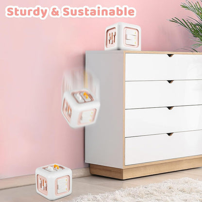 SOCBTNSO Busy Cube Toy for 1 Year Old Boy, Montessori Toys for 1+ Year Old, Travel Toys for Toddlers 1-3, Learning Fine Motor Skills| 1st Birthday Gifts 6 9 12 Months Baby