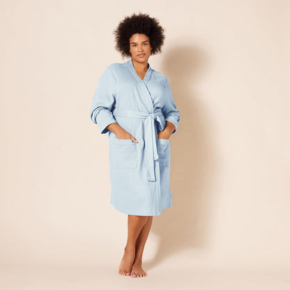 Amazon Essentials Women's Lightweight Waffle Full-Length Bath Robe (Available in Plus Size)