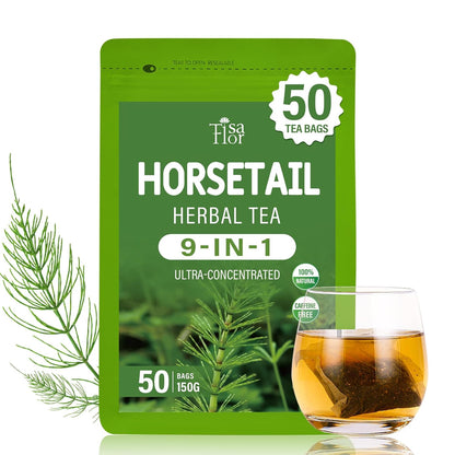 TisaFlor Milk Thistle (Cardo Mariano) Tea Bags for Liver Health, Detox & Immune Support, 5-in-1 Herbal Tea with Dandelion Licorice, Naturally Caffeine-Free - 50 Bags