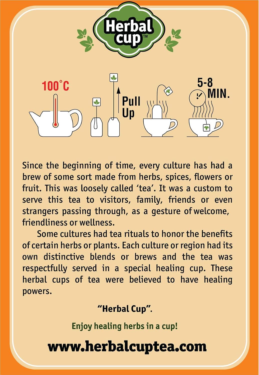 Herbal Cup Ayurveda Turmeric Tea, Organic Lemon Ginger, No Caffeine Herbal Teas (Organic Lemon Ginger, 16 Count (Pack of 6))