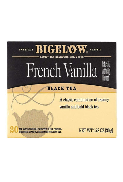 Bigelow Tea Black Tea 6 Flavor Variety Pack, Caffeinated Tea with Mint, Lemon, Constant Comment, English Teatime, Earl Grey, and Vanilla Chai, 20 Count Box (Pack of 6), 120 Total Tea Bags