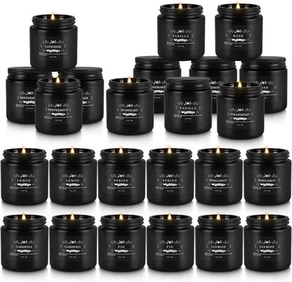 36 Pack Scented Candles Set for Home, Relaxing Stress Relief, Aromatherapy - Natural Soy Wax and Fragrance - Gifts for Women, Mom, Best Friend, Wife, Birthday