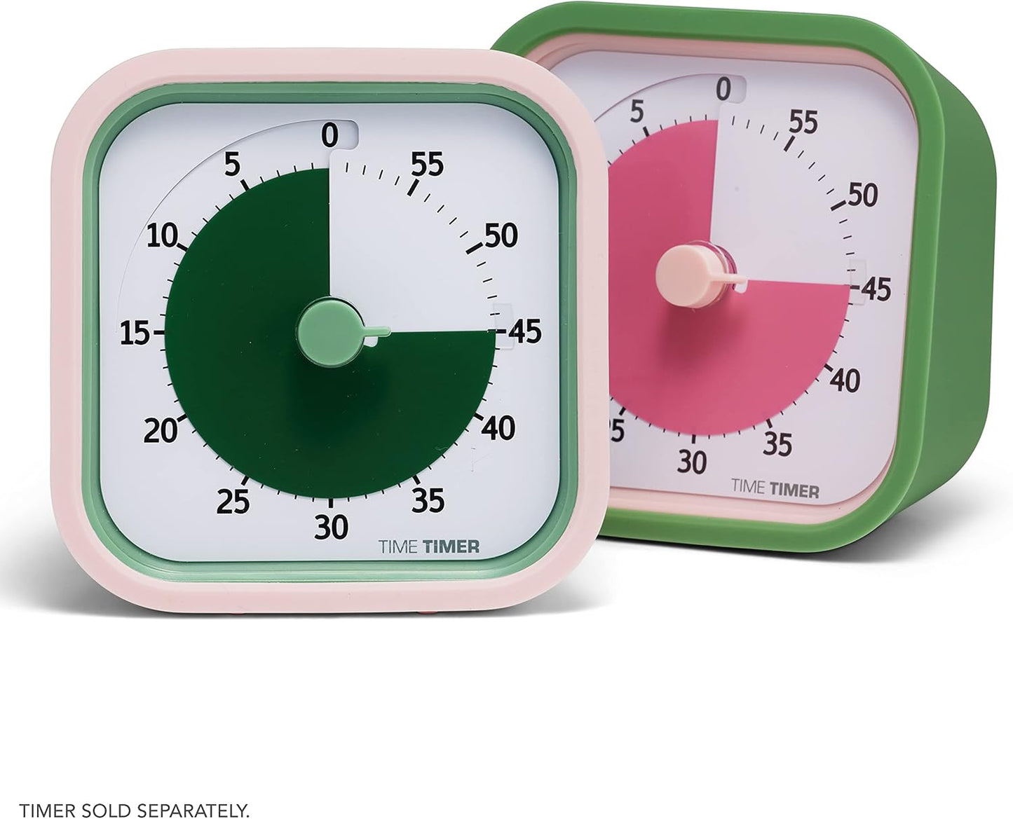 Time Timer MOD 60-Minute Visual Timer, Home Edition, Silent Operation, Study Tool for Homeschool and Office Use (Pale Shale)