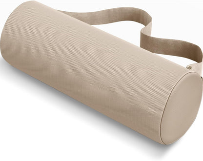 CushZone Lumbar Roll Support Pillow for Office Chair, Car, Gaming Chair, Memory Foam Back Cushion with Washable Cover for Relieving Back Pain & Improving Posture,Black