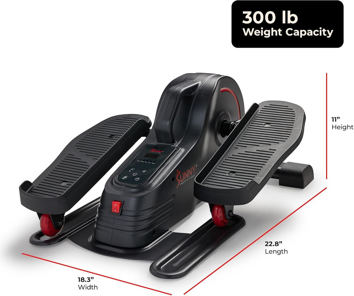 Sunny Health & Fitness Under Desk Pedal Elliptical Machine Leg Exerciser