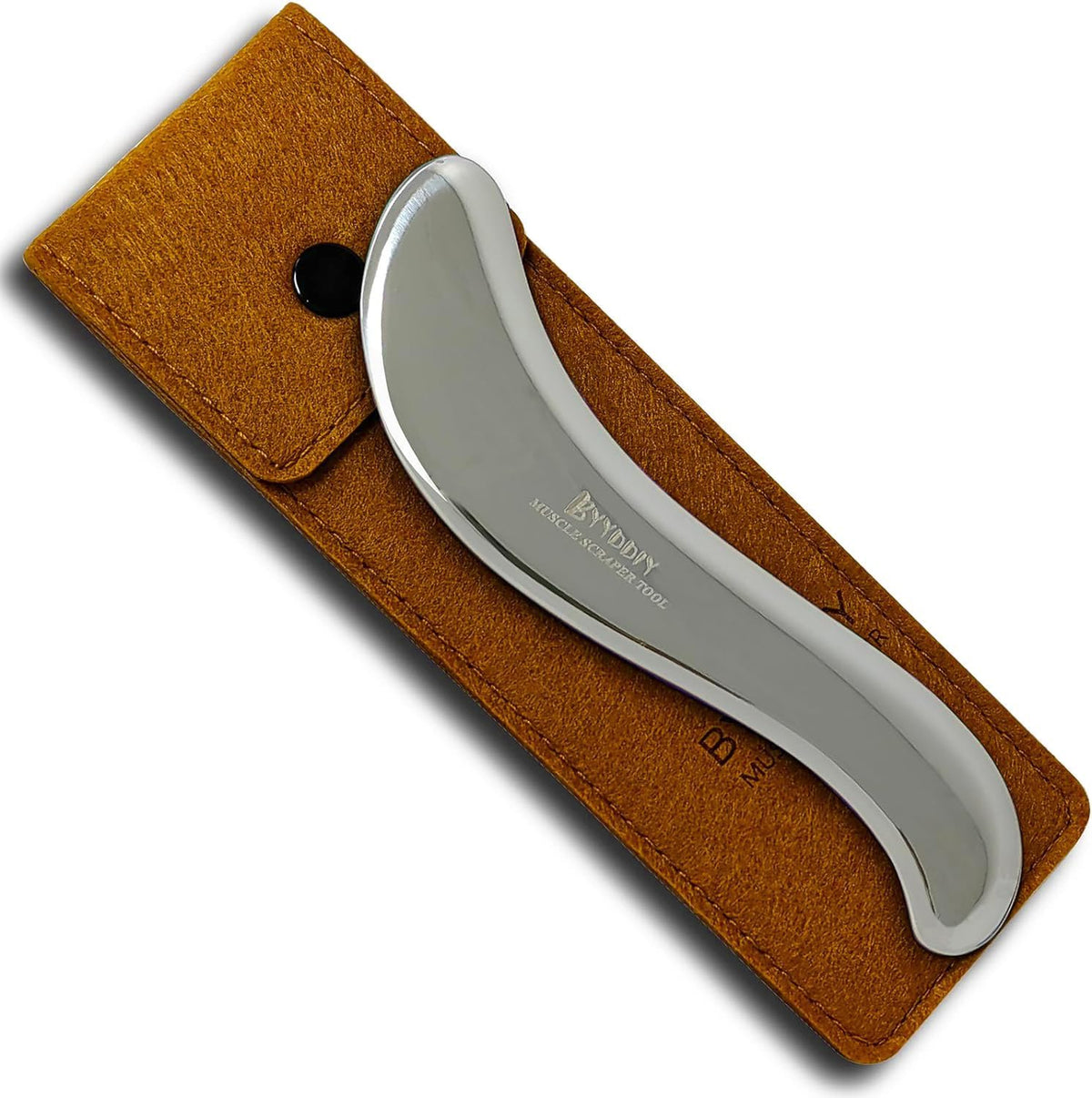 BYYDDIY-Non-Magnetic 304 Stainless Steel Gua Sha Muscle Scraper Tool for Scar Tissue,Muscle Scraping Tool for Massage Scraper,IASTM Tools for Physical Therapy, Soft Tissue Massage