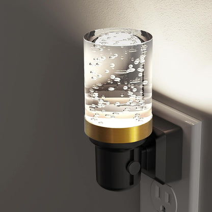 L LOHAS LED Night Light, Dimmable Night Lights Plug into Wall, Automatic Night Lights Plug in with Auto Light Sensor,Adjustable Brightness Amber LED Night Light, for Bedroom Hallway Home Decor