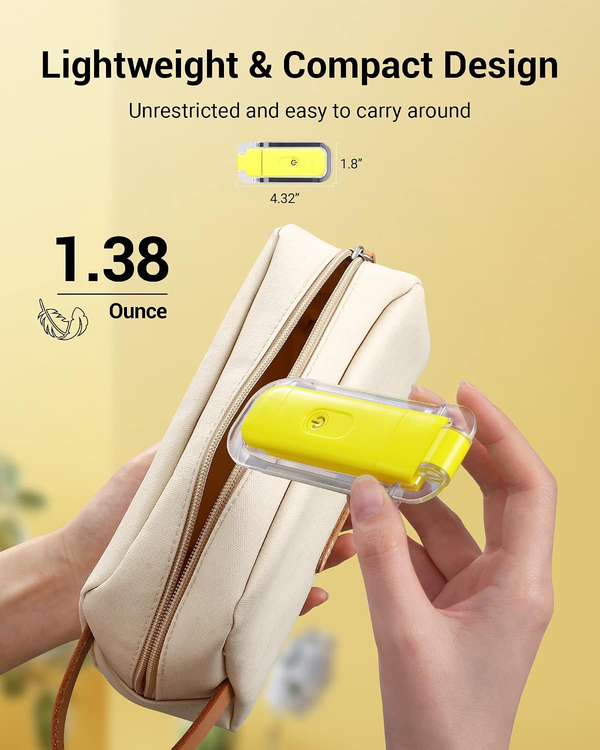 DEWENWILS USB Rechargeable Book Light for Reading in Bed, LED Book Reading Lights with Clip, Perfect for Bookworms, Kids, Warm White, Brightness Adjustable (Blue)
