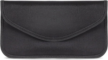 TENOC Faraday Bag for Cell Phones and Car Keys, RFID Signal Blocking Pouch, Anti-Theft Keyless Entry Protector, Privacy Security Sleeve Case for Men Women, Black