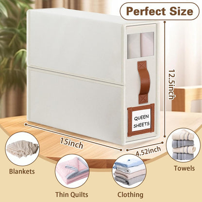 GhvyenntteS Bed Sheet Organizers and Storage, Closet Organizer