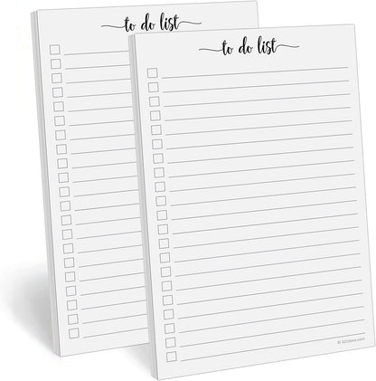 321Done To Do List Notepad, 5.5x8.5 Inches, 50 Sheets, College Ruled