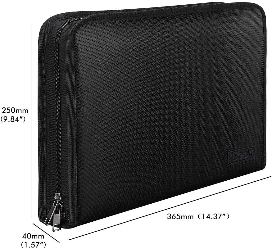 ENGPOW Expanding File Folder,Fireproof 13 Pockets Document Organizer Bag