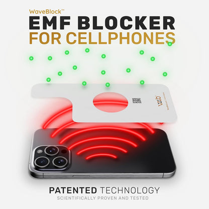 WAVEBLOCK EMF Blocker Sticker for iPhone 15 White