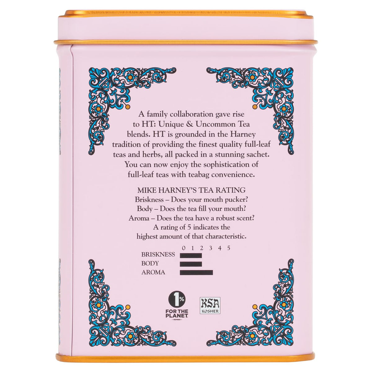 Harney & Sons HT Cherry Blossom Green Tea, 20 Sachets in Tin