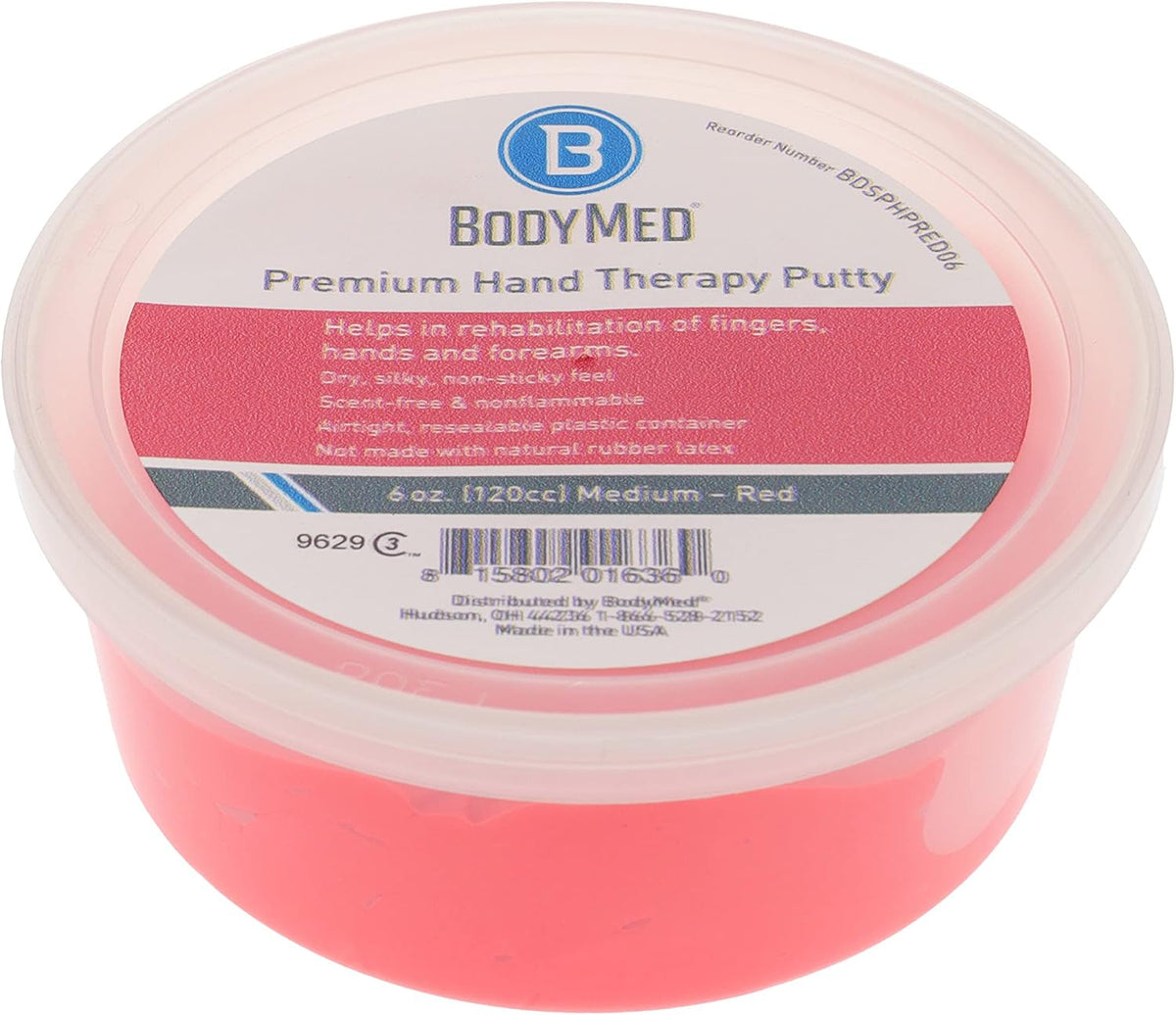 BodyMed Premium Hand Therapy Putty, Yellow, 6 Oz., Soft, Strengthening Therapy Putty for Physical Rehabilitation