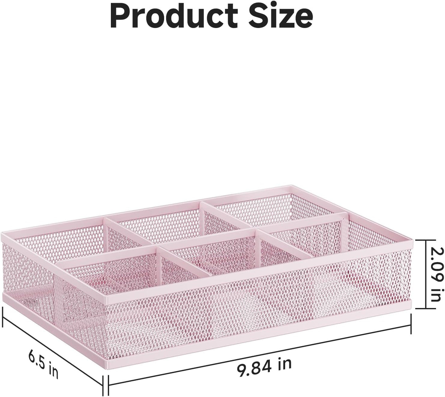 2 Tier Tea Bag Organizer, Mesh Tea Bag Holder with Handle, Teabag Holder, Tea Station Organizer for Countertop, Pantry, Kitchen, Cabinet -Black